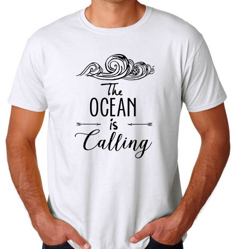 the ocean is calling and i must go shirt