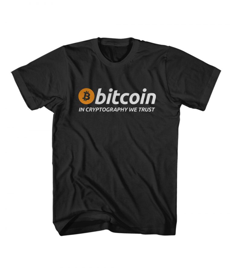 Bitcoin in Cryptigraphy We Trust Cheap Tees- FEROLOS.COM