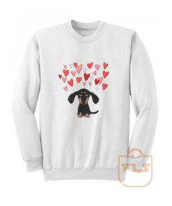 Cute Dachshund Puppy Love Sweatshirt