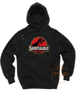 Daddysaurus Fathers Day Gift Hoodie