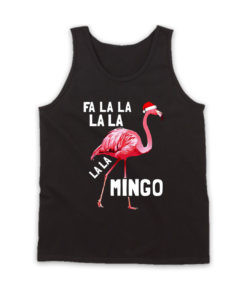 Fa La La Mingo Flamingo Christmas Tank Top