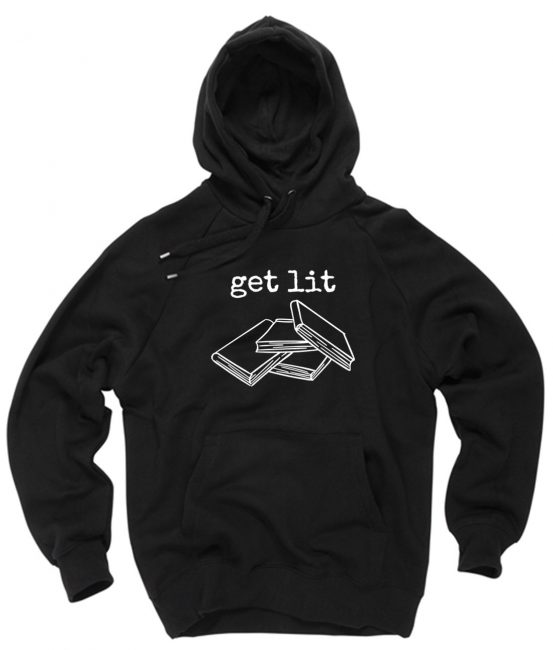 Get Lit Reading Book Pullover Hoodie- FEROLOS.COM