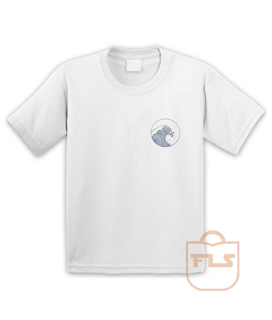 Giant Wave Pocket Youth T Shirt- FEROLOS.COM