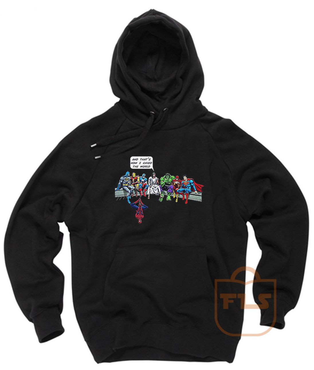 Jesus and Superheroes Hoodie - Ferolos.com - Awesome Hoodies