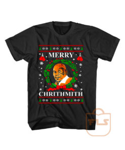 Mike Tyson Merry Chrithmith Ugly Christmas T Shirt Men Women