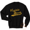 Virginia Beach Typography Baseball Font Sweatshirt Men Women