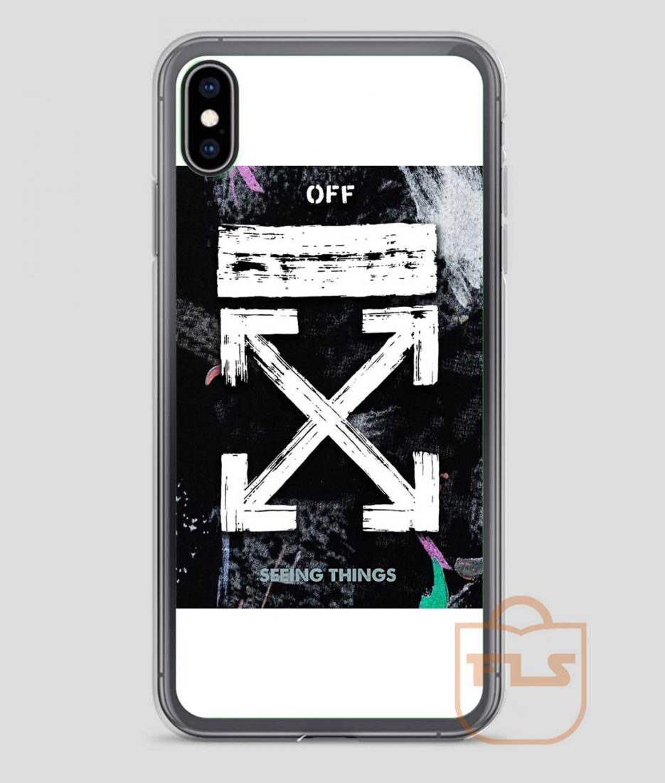 OFF WHITE Galaxy Brushed iPhone Case X XS XR XS Max- FEROLOS.COM