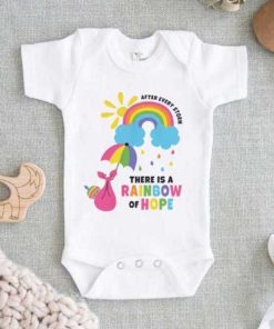 After Every Storm There is a Rainbow of Hope Baby Onesie