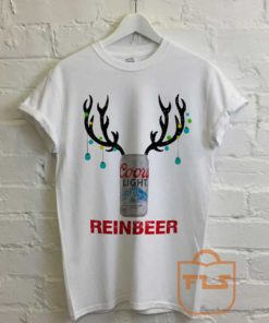 Coors Light Reinbeer Christmas Vintage T Shirt