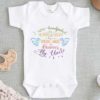 I Was Handpicked For My Mommy Daddy By A Special Angel In Heaven My Uncle Baby Onesie