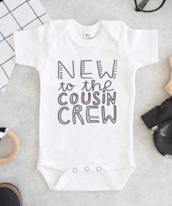 New To The Cousin Crew Cute Baby Onesie