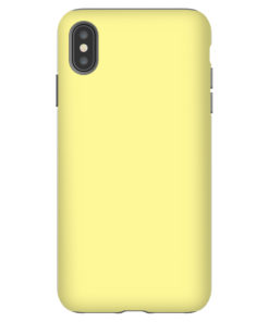 Pastel Yellow Solid iPhone Case