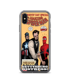 Abraham Lincoln Amazing Spider Man iPhone Case