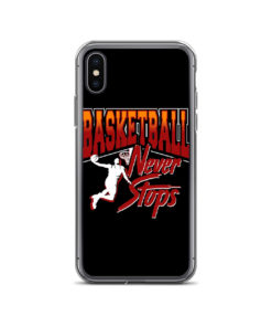 Baketball Never Stop iPhone Case