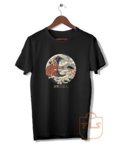 Great Titans Kanagawa Wave T Shirt