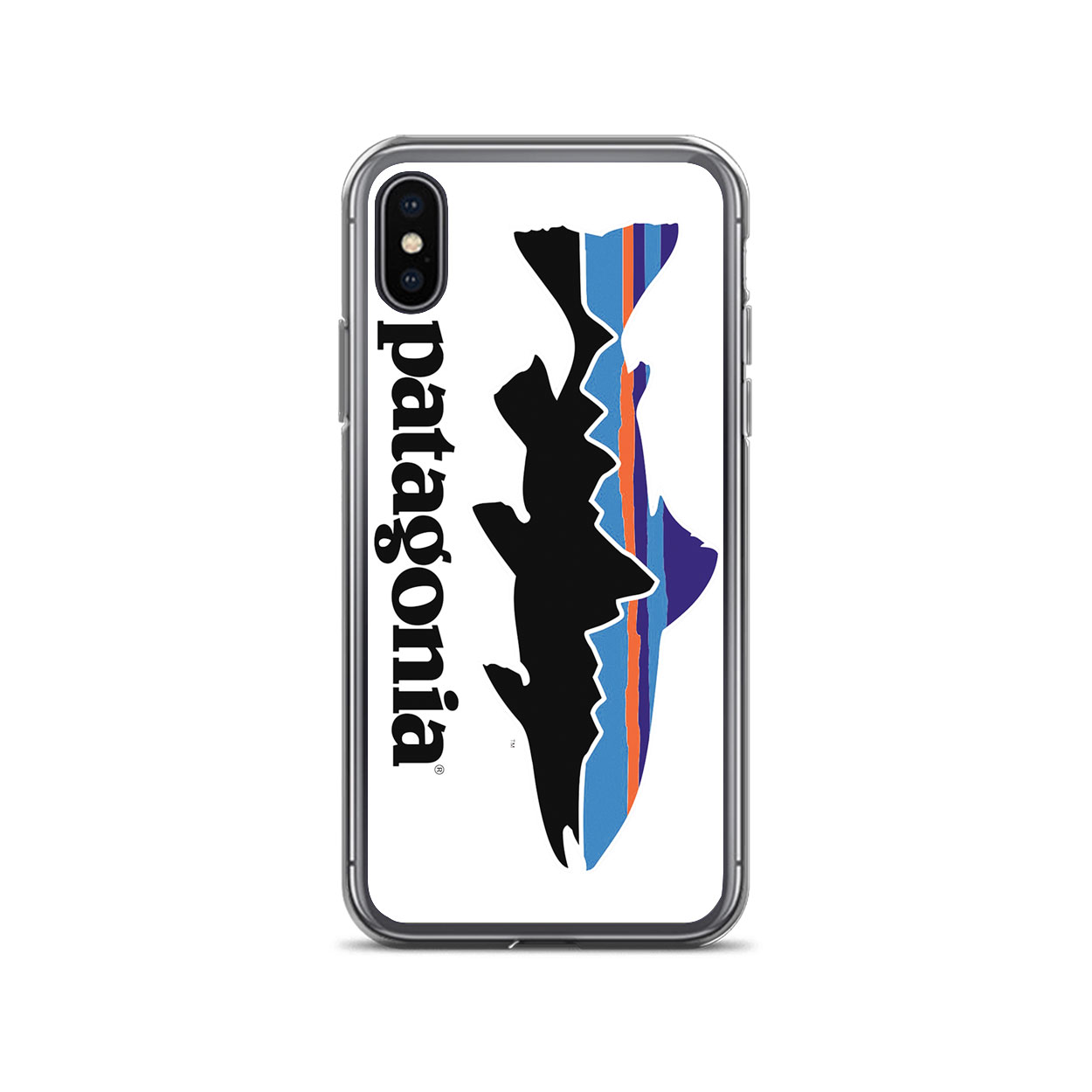 Patagonia Fishing Logo iPhone Case for XS/XS Max,XR,X,8/8 Plus,7