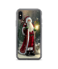 Santa Claus Christmas Traveler iPhone Case