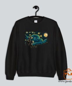 Starry Night Robot Sweatshirt
