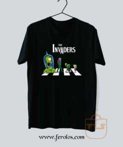The Invaders Abbey Road Parody T Shirt
