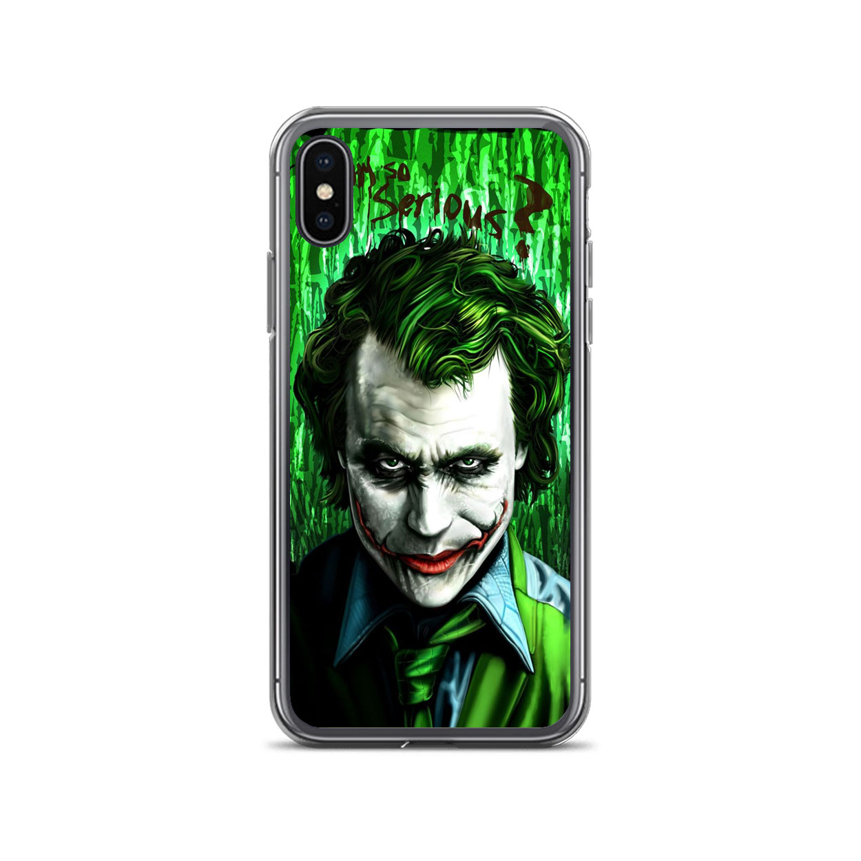 Joker Why So Serious Green iPhone Case for XS/XS Max,XR,X,8/8 Plus,7 ...