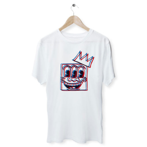 Keith Haring 3 eyes Basquiat T Shirt