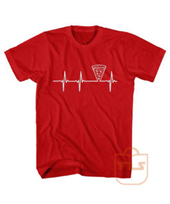 Pizza Heart Monitor Cute Cheap Graphic Tees