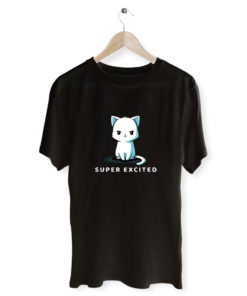 Super Excited Cat T Shirt