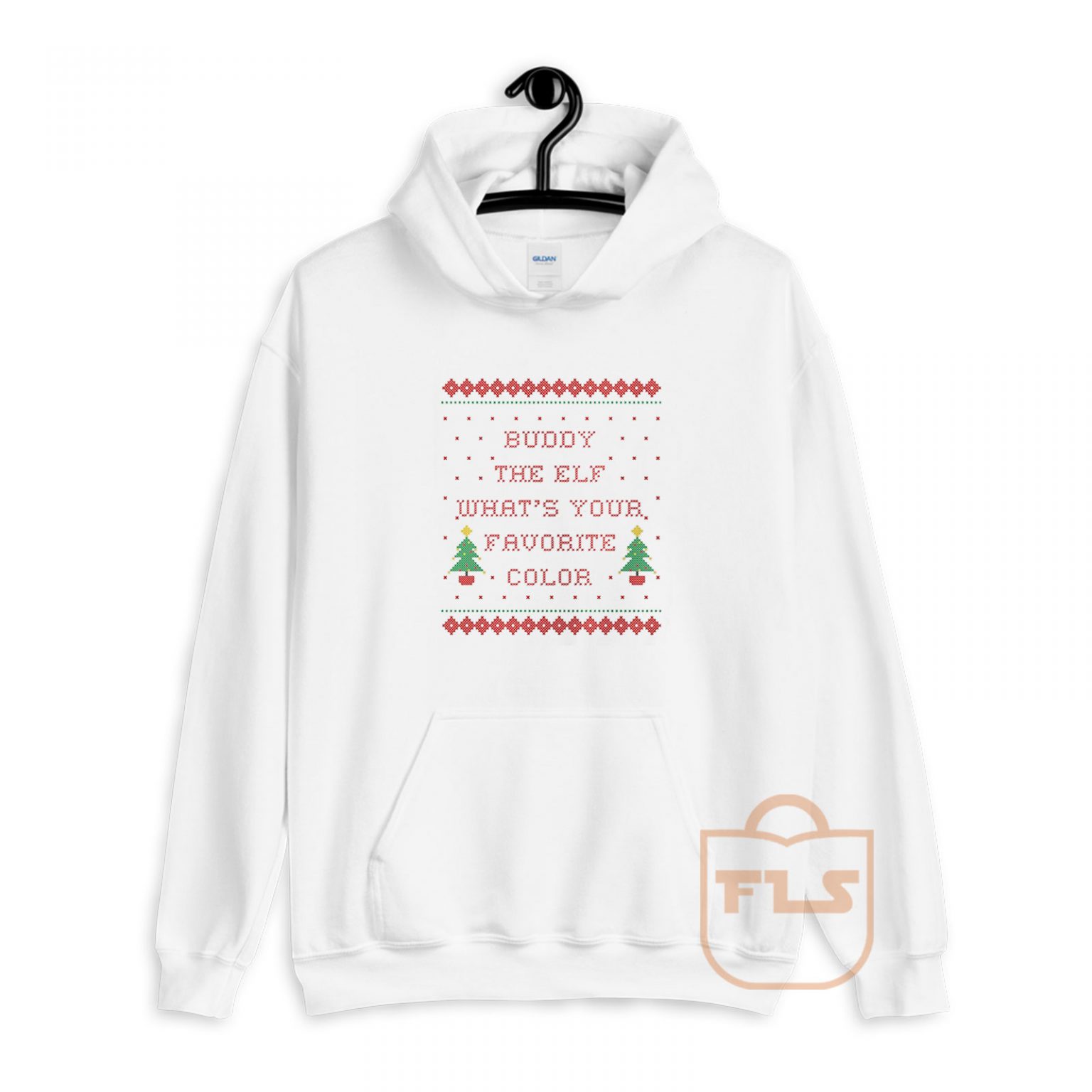 Buddy the Elf Whats Your Favorite Color Hoodie | Ferolos