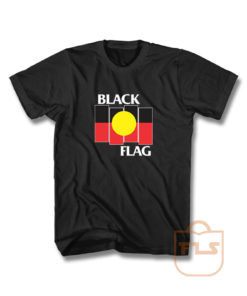 Black Flag X Aboriginal Flag Unisex Tshirt