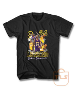 Kobe Bryant Legend 8 and 24 Art T Shirt