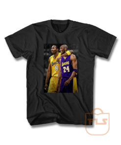 Kobe Bryant Young Old Number 24 8 Signature T Shirt