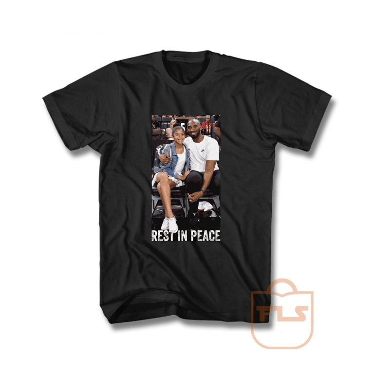 Kobe Bryant and Gigi Rest in Peace T Shirt- FEROLOS.COM