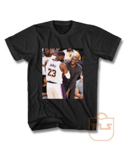 Kobe Bryant and Lebron James Courtside T Shirt