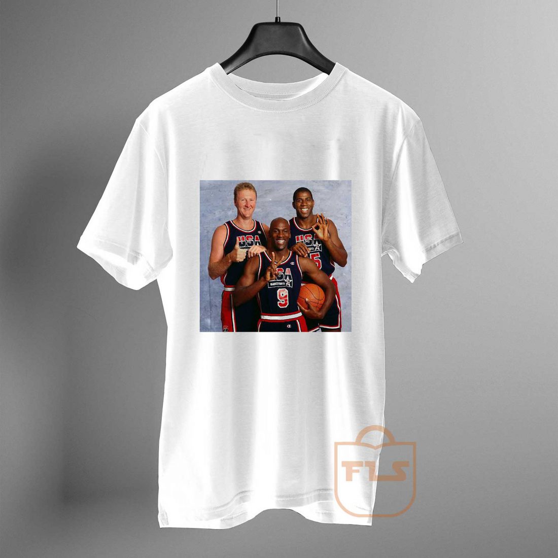 Michael Jordan Magic Johnson & Larry Bird T Shirt | FEROLOS.COM