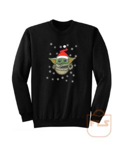 Baby Yoda Santa Funny Sweatshirt