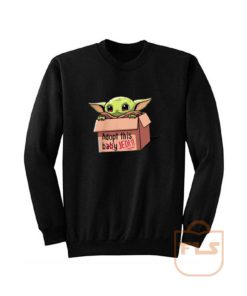 Baby Yoda The Mandalorian Adopt This Jedi Sweatshirt