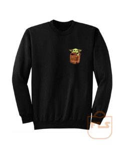 Baby Yoda The Mandalorian Pocket Sweatshirt