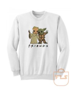 Baby Yoda and Baby Groot Friends Sweatshirt