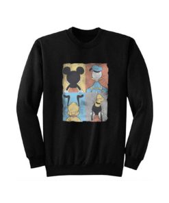 Donald Duck Mickey Mouse Pluto Goofy Tile Sweatshirt