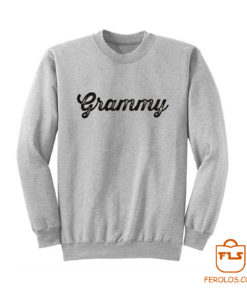 Grammy Baseball Font Sweatshirt