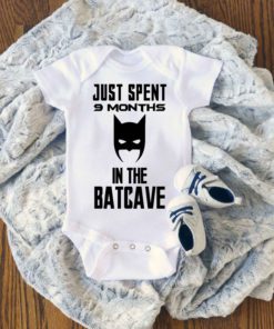 Just Spent 9 Months in the Batcave Baby Onesie