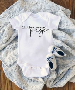 Little Answered Prayer Baby Onesie