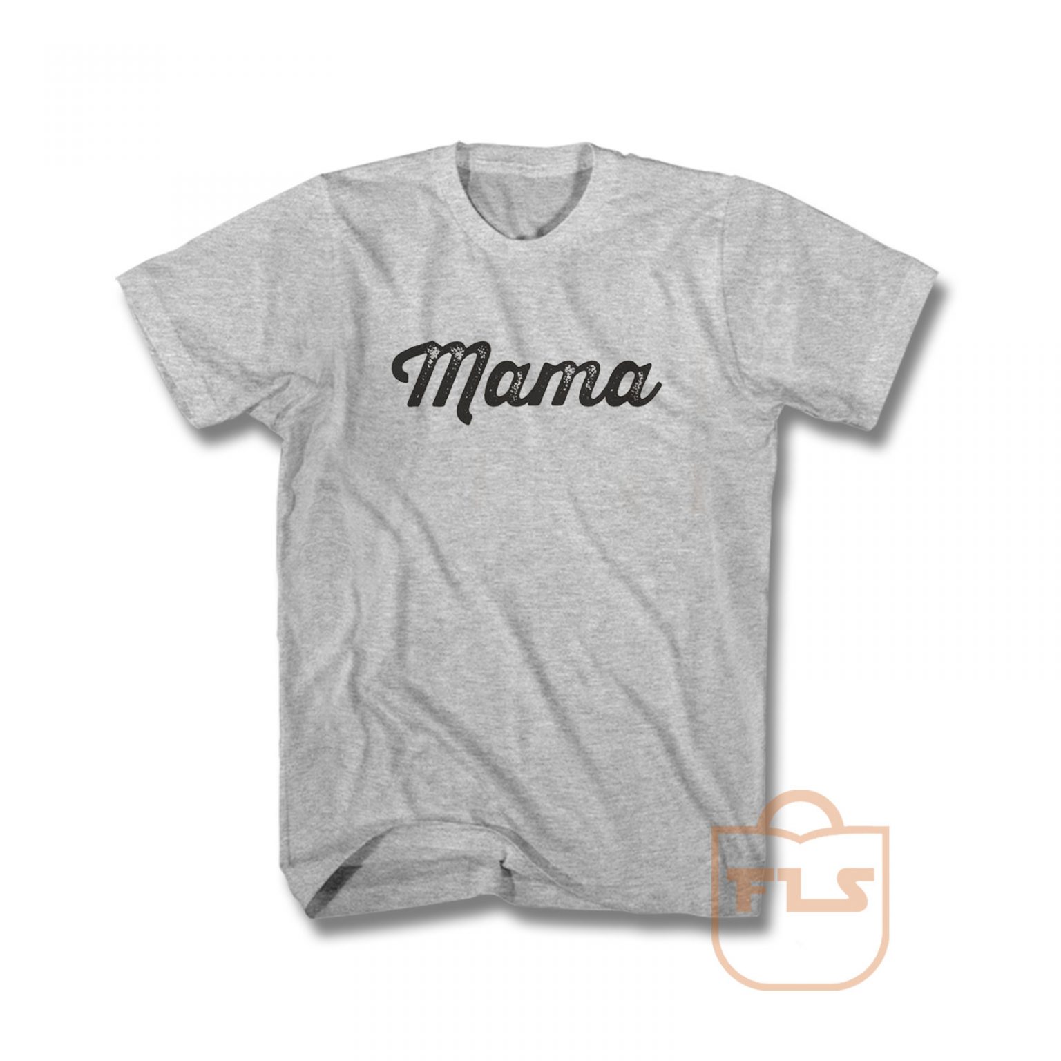 Mama Baseball Font T Shirt | FEROLOS.COM