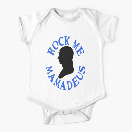Rock Me Mamadeus Baby Onesie