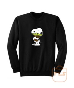 Snoopy Hug Baby Yoda Sweatshirt