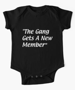 The Gang Gets A New Member Baby Onesie