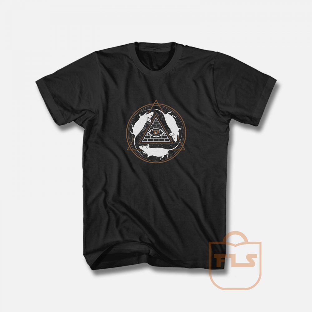 Rat Wheel Iluminati T Shirt | FEROLOS.COM