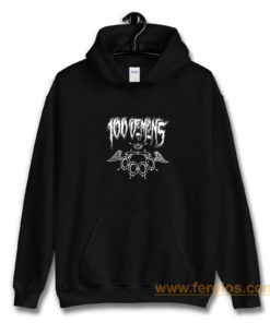 100 Demons Hardcore Punk Band Hoodie