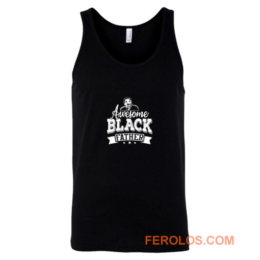 Awesome Black Father Tank Top