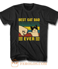 Best Cat Dad Ever Funny T Shirt